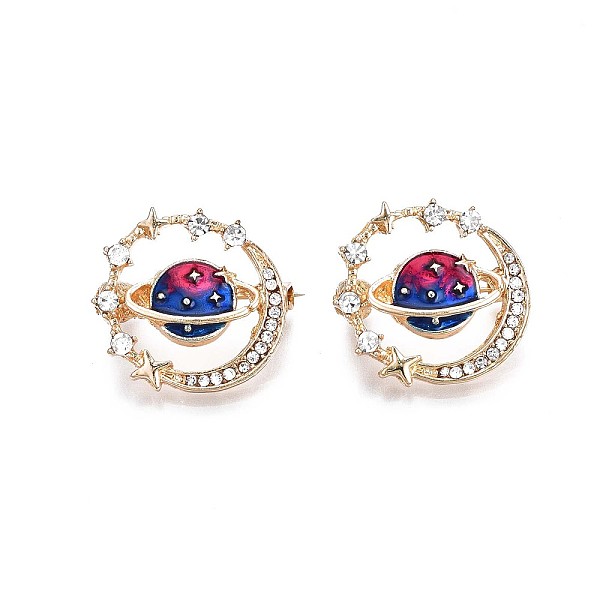 PandaHall Planet Enamel Pin, Alloy Brooch with Crystal Rhinestone for Backpack Clothes, Nickel Free & Lead Free, Light Golden, Medium Blue..., Clear
PandaHall Planet Enamel Pin, Alloy Brooch with Crystal Rhinestone for Backpack Clothes, Nickel Free & Lead Free, Light Golden, Medium Blue..., Clear