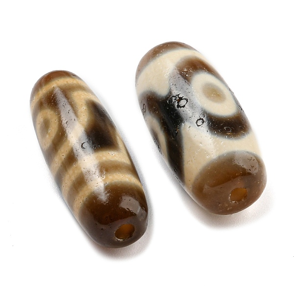 PandaHall Tibetan Style dZi Beads, Natural Agate Beads, Dyed & Heated, Oval, Mixed Patterns, Coconut Brown, 27~29x10~12.5mm, Hole: 2mm...
PandaHall Tibetan Style dZi Beads, Natural Agate Beads, Dyed & Heated, Oval, Mixed Patterns, Coconut Brown, 27~29x10~12.5mm, Hole: 2mm...