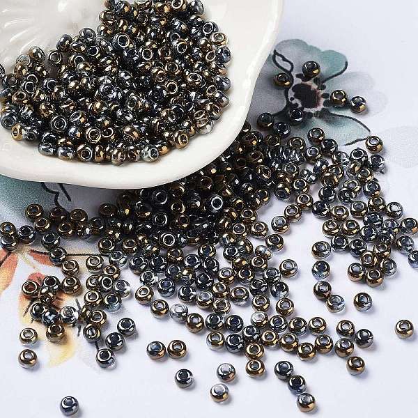 PandaHall Metallic Colors Glass Seed Beads, Half Plated, Two Tone, Round, Goldenrod, 8/0, 3x2mm, Hole: 1mm Glass Gold
PandaHall Metallic Colors Glass Seed Beads, Half Plated, Two Tone, Round, Goldenrod, 8/0, 3x2mm, Hole: 1mm Glass Gold