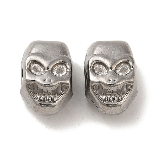 PandaHall 304 Stainless Steel Beads, Skull, Stainless Steel Color, 10x7x6.5mm, Hole: 2.3mm 304 Stainless Steel Skull
PandaHall 304 Stainless Steel Beads, Skull, Stainless Steel Color, 10x7x6.5mm, Hole: 2.3mm 304 Stainless Steel Skull