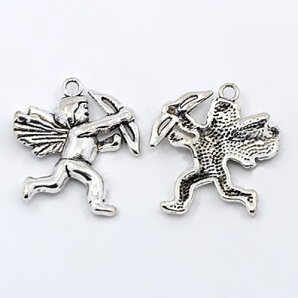 PandaHall Tibetan Style Alloy Pendants, Lead Free, Cadmium Free and Nickel Free, Cupid/Cherub, Antique Silver, 29mm long, 27mm wide, 3mm...
PandaHall Tibetan Style Alloy Pendants, Lead Free, Cadmium Free and Nickel Free, Cupid/Cherub, Antique Silver, 29mm long, 27mm wide, 3mm...