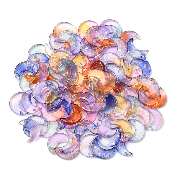 PandaHall 100Pcs 5 Colors Glass Pendants, with Glitter Powder, Crescent Moon, Mixed Color, 16x11.5x3.2mm, Hole: 1.2mm, 20pcs/color Glass..., Multicolor
PandaHall 100Pcs 5 Colors Glass Pendants, with Glitter Powder, Crescent Moon, Mixed Color, 16x11.5x3.2mm, Hole: 1.2mm, 20pcs/color Glass..., Multicolor