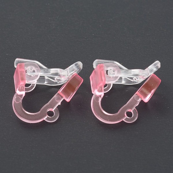 PandaHall Eco-friendly Plastic Clip-on Earring Findings, for Non-Pierced Ears, Light Coral, 12.5x13.5x9mm, Hole: 1.2mm Plastic
PandaHall Eco-friendly Plastic Clip-on Earring Findings, for Non-Pierced Ears, Light Coral, 12.5x13.5x9mm, Hole: 1.2mm Plastic