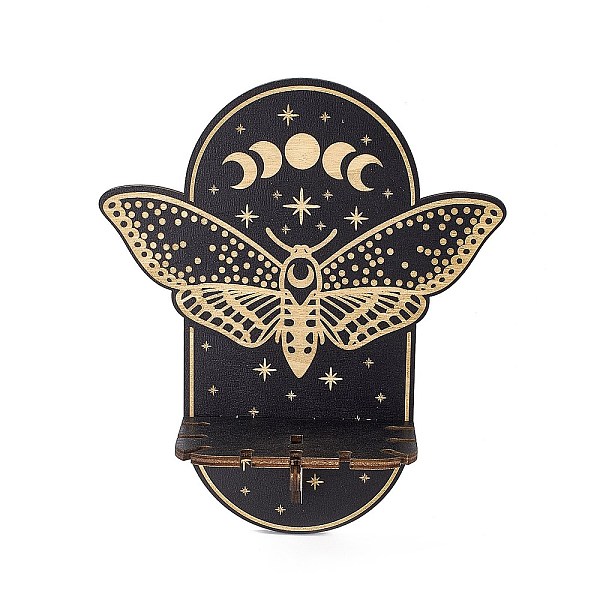 PandaHall Black Hanging Wooden Crystal Display Shelf, Rustic Divination Pendulum Storage Rack, Witch Stuff, Easy to Assemble, with Iron...
PandaHall Black Hanging Wooden Crystal Display Shelf, Rustic Divination Pendulum Storage Rack, Witch Stuff, Easy to Assemble, with Iron...