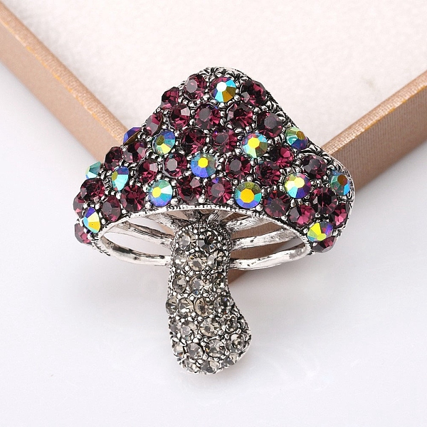 PandaHall Alloy Rhinestone Brooch, Mushroom, Colorful, 46x42mm Alloy+Rhinestone Mushroom Multicolor
PandaHall Alloy Rhinestone Brooch, Mushroom, Colorful, 46x42mm Alloy+Rhinestone Mushroom Multicolor