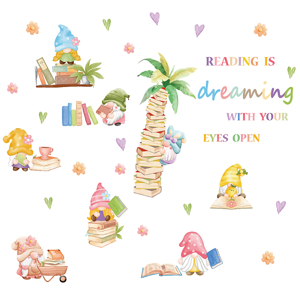 PandaHall PVC Wall Stickers, Wall Decoration, Gnome, 390x980mm, 2 sheets/set PVC Gnome
PandaHall PVC Wall Stickers, Wall Decoration, Gnome, 390x980mm, 2 sheets/set PVC Gnome