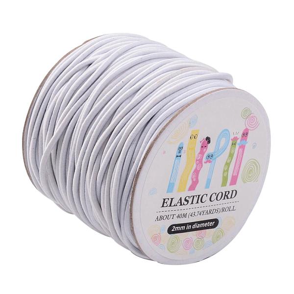 PandaHall Elastic Cord, with Nylon Outside and Rubber Inside, Round, White, 2mm, 43.74yards/roll(40m/roll) Elastic Fibre Round White
PandaHall Elastic Cord, with Nylon Outside and Rubber Inside, Round, White, 2mm, 43.74yards/roll(40m/roll) Elastic Fibre Round White