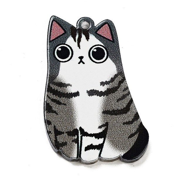 PandaHall Acrylic Pendants, Cat Theme, Gray, 35x23x2.2mm, Hole: 1.6mm Acrylic Cat Shape Gray
PandaHall Acrylic Pendants, Cat Theme, Gray, 35x23x2.2mm, Hole: 1.6mm Acrylic Cat Shape Gray