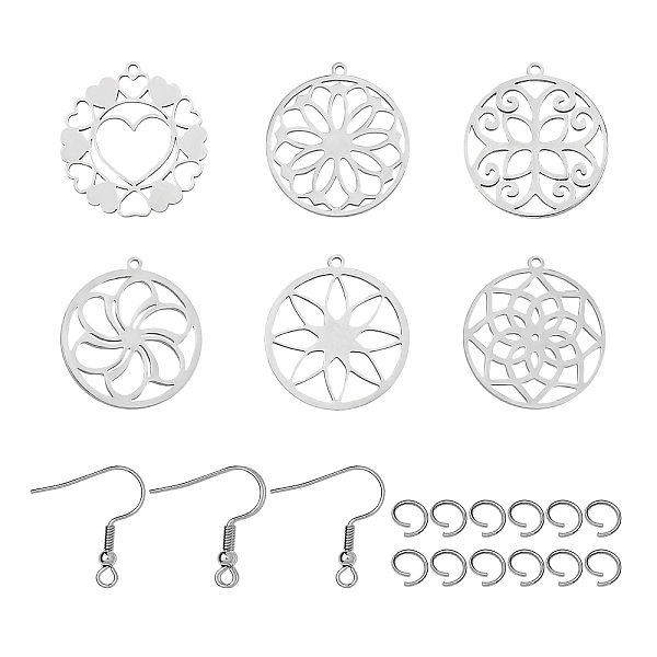 PandaHall Unicraftale DIY Earring Making Kits, with 201 Stainless Steel Pendants, 304 Stainless Steel Earring Hooks & Open Jump Rings...
PandaHall Unicraftale DIY Earring Making Kits, with 201 Stainless Steel Pendants, 304 Stainless Steel Earring Hooks & Open Jump Rings...