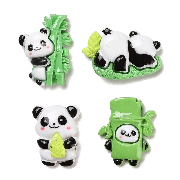 PandaHall Opaque Resin Cabochons, Panda with Bamboo, Mixed Color, 21~27.5x18~30x7~8mm Resin Panda Multicolor
PandaHall Opaque Resin Cabochons, Panda with Bamboo, Mixed Color, 21~27.5x18~30x7~8mm Resin Panda Multicolor