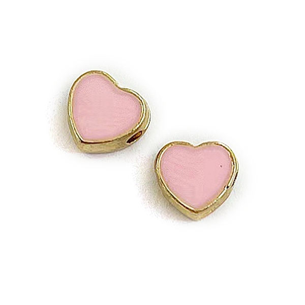 PandaHall Light Gold Plated Alloy Enamel Beads, Heart, Pink, 7.5x8x3.5mm, Hole: 1.6mm Alloy+Enamel Heart Pink
PandaHall Light Gold Plated Alloy Enamel Beads, Heart, Pink, 7.5x8x3.5mm, Hole: 1.6mm Alloy+Enamel Heart Pink