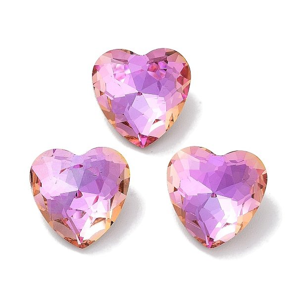 PandaHall Glass Rhinestone Cabochons, Point Back & Back Plated, Faceted, Heart, Fuchsia, 10x10x5mm Glass Rhinestone Heart Purple
PandaHall Glass Rhinestone Cabochons, Point Back & Back Plated, Faceted, Heart, Fuchsia, 10x10x5mm Glass Rhinestone Heart Purple