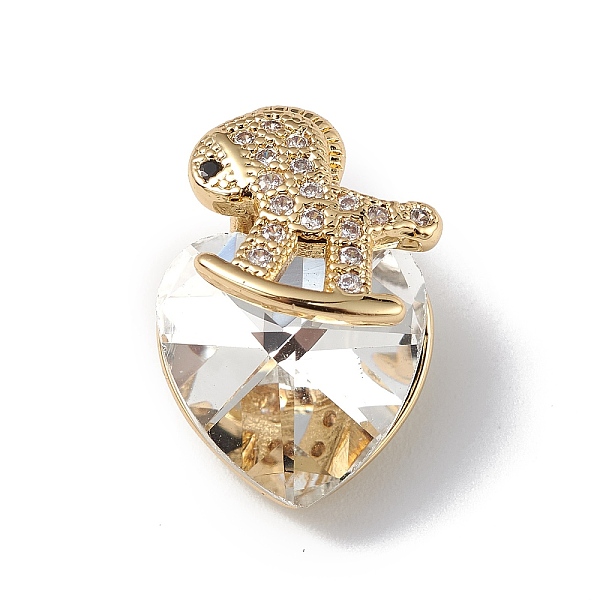 PandaHall Real 18K Gold Plated Rack Plating Brass Micro Pave Clear Cubic Zirconia Pendants, with Glass, Long-Lasting Plated, Cadmium Free &...
PandaHall Real 18K Gold Plated Rack Plating Brass Micro Pave Clear Cubic Zirconia Pendants, with Glass, Long-Lasting Plated, Cadmium Free &...