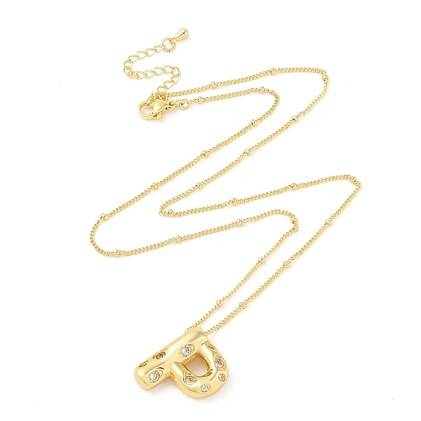 PandaHall Brass Micro Pave Clear Cubic Zirconia Pendant Necklaces, Letter P, 17.72 inch(450mm), Letter P: 21x17mm Cubic Zirconia Letter P...
PandaHall Brass Micro Pave Clear Cubic Zirconia Pendant Necklaces, Letter P, 17.72 inch(450mm), Letter P: 21x17mm Cubic Zirconia Letter P...