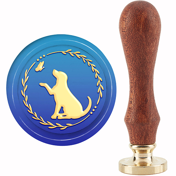 PandaHall CRASPIRE Dog Butterfly Wax Seal Stamp Puppy Wreath Removable Brass Sealing Stamps Heads 30mm with Vintage Wooden Handle for DIY...
PandaHall CRASPIRE Dog Butterfly Wax Seal Stamp Puppy Wreath Removable Brass Sealing Stamps Heads 30mm with Vintage Wooden Handle for DIY...