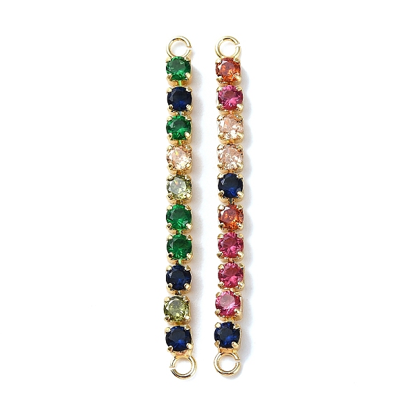 PandaHall Rack Plating Brass Pave Cubic Zirconia Connector Charms, Rectangle Links, Lead Free & Cadmium Free, Real 18K Gold Plated...
PandaHall Rack Plating Brass Pave Cubic Zirconia Connector Charms, Rectangle Links, Lead Free & Cadmium Free, Real 18K Gold Plated...