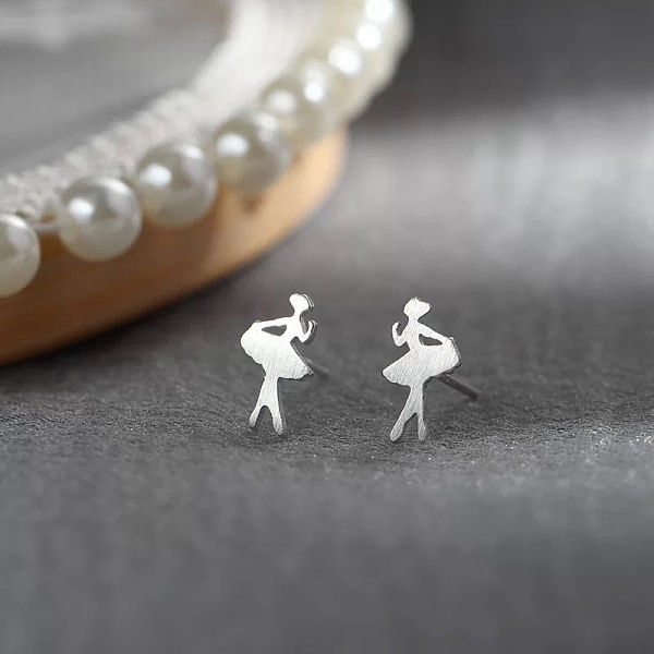 PandaHall Alloy Earrings for Women, with 925 Sterling Silver Pin, Human, 10mm Alloy Human
PandaHall Alloy Earrings for Women, with 925 Sterling Silver Pin, Human, 10mm Alloy Human