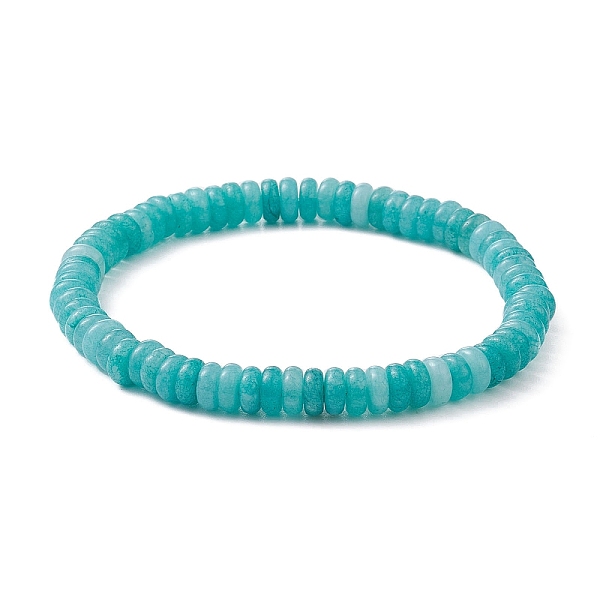 PandaHall Dyed Natural White Jade Disc Beaded Stretch Bracelets, Inner Diameter: 2-3/8 inch(6cm) White Jade Disc
PandaHall Dyed Natural White Jade Disc Beaded Stretch Bracelets, Inner Diameter: 2-3/8 inch(6cm) White Jade Disc