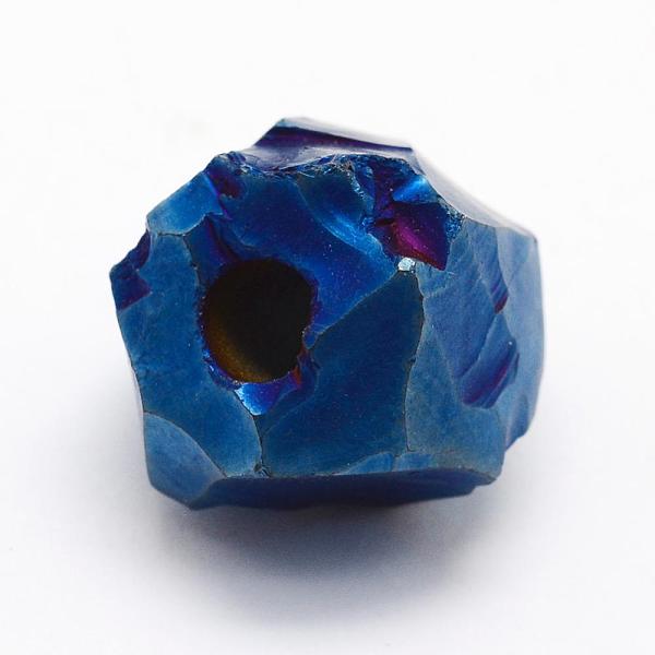 PandaHall Electroplated Natural Indian Agate European Beads, Large Hole Beads, Nuggets, Blue Plated, 14~21x13~18mm, Hole: 4mm Natural Agate...
PandaHall Electroplated Natural Indian Agate European Beads, Large Hole Beads, Nuggets, Blue Plated, 14~21x13~18mm, Hole: 4mm Natural Agate...