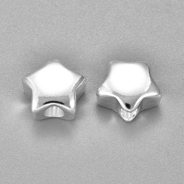 PandaHall 304 Stainless Steel Beads, Star, Silver, 11x11x6mm, Hole: 3.5mm 304 Stainless Steel Star
PandaHall 304 Stainless Steel Beads, Star, Silver, 11x11x6mm, Hole: 3.5mm 304 Stainless Steel Star