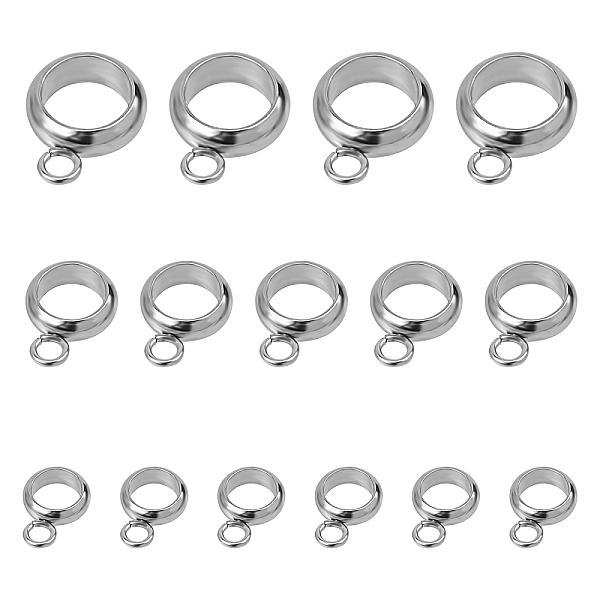 PandaHall UNICRAFTALE about 90pcs 3 Sizes Ring Hanger Links Column Bail Beads Stainless Steel Hanger Links 4/5/6mm Inner Dia Pendant Bail...
PandaHall UNICRAFTALE about 90pcs 3 Sizes Ring Hanger Links Column Bail Beads Stainless Steel Hanger Links 4/5/6mm Inner Dia Pendant Bail...