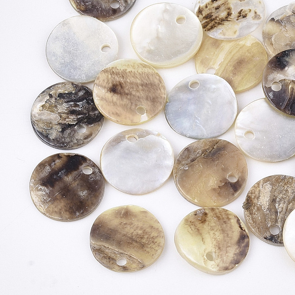 PandaHall Natural Akoya Shell Charms, Mother of Pearl Shell Pendants, Flat Round, Tan, 11~11.5x1~2.5mm, Hole: 1.4mm Akoya Shell Flat Round..., Orange
PandaHall Natural Akoya Shell Charms, Mother of Pearl Shell Pendants, Flat Round, Tan, 11~11.5x1~2.5mm, Hole: 1.4mm Akoya Shell Flat Round..., Orange