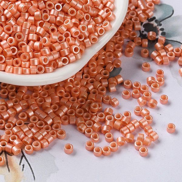 PandaHall Baking Paint Glass Seed Beads, Cylinder, Coral, 2.5x2mm, Hole: 1.4mm, about 5039pcs/50g Glass Red
PandaHall Baking Paint Glass Seed Beads, Cylinder, Coral, 2.5x2mm, Hole: 1.4mm, about 5039pcs/50g Glass Red