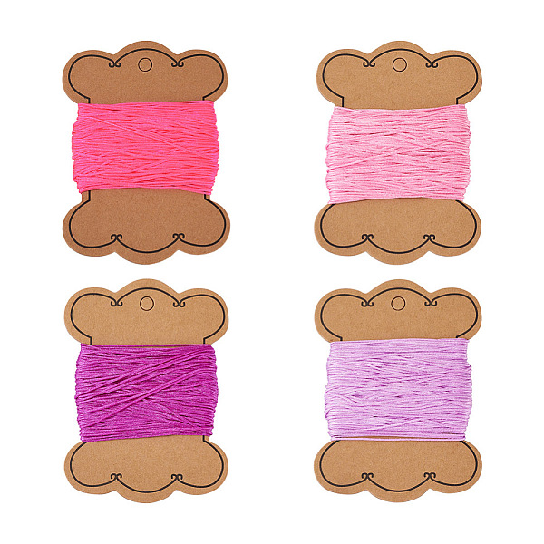 PandaHall Cheriswelry 100M 4 Colors Nylon Thread, Chinese Knotting Cord, Mixed Color, 0.8mm, 25m/color Nylon Multicolor
PandaHall Cheriswelry 100M 4 Colors Nylon Thread, Chinese Knotting Cord, Mixed Color, 0.8mm, 25m/color Nylon Multicolor