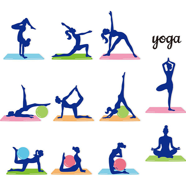 PandaHall 12 Styles Yoga Cutting Dies Card Making Die Cut Carbon Steel Die Cuts Stencils Card Scrapbooking Embossing Template Dies for DIY...
PandaHall 12 Styles Yoga Cutting Dies Card Making Die Cut Carbon Steel Die Cuts Stencils Card Scrapbooking Embossing Template Dies for DIY...