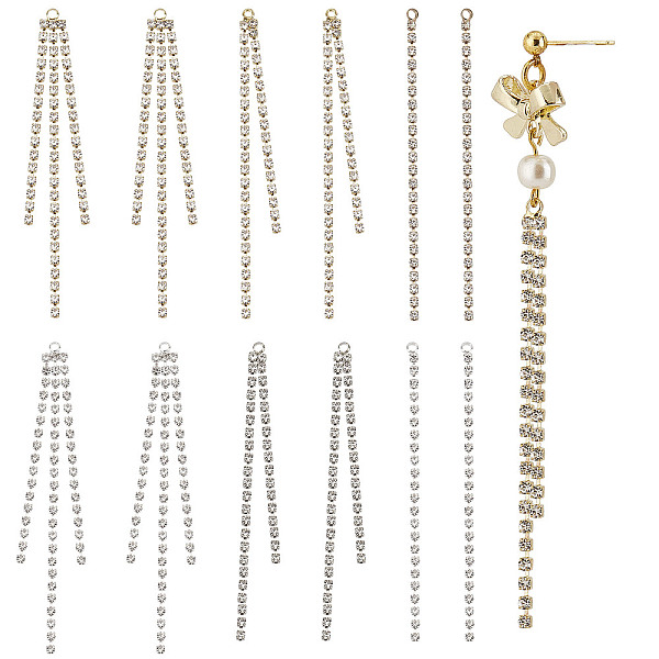 PandaHall SUNNYCLUE 1 Box 24Pcs 3 Style Chain Earring Findings Drop Earring Charms Dangle Earring Charm Shiny Crystal Brass Tassel Charm for...
PandaHall SUNNYCLUE 1 Box 24Pcs 3 Style Chain Earring Findings Drop Earring Charms Dangle Earring Charm Shiny Crystal Brass Tassel Charm for...