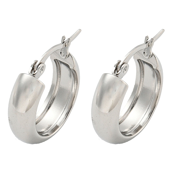 PandaHall 202 Stainless Steel Hoop Earrings, with 304 Stainless Steel Pins for Women, Stainless Steel Color, 19.5x6mm 202 Stainless Steel
PandaHall 202 Stainless Steel Hoop Earrings, with 304 Stainless Steel Pins for Women, Stainless Steel Color, 19.5x6mm 202 Stainless Steel
