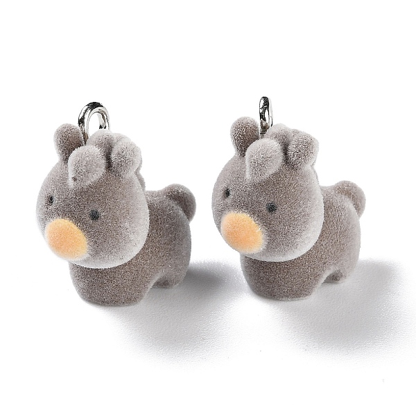 PandaHall Animal Shape Flocky Resin Pendants, Cute Animal Charms with Platinum Plated Iron Loops, Donkey, 20x11.5x20mm, Hole: 2mm Resin...
PandaHall Animal Shape Flocky Resin Pendants, Cute Animal Charms with Platinum Plated Iron Loops, Donkey, 20x11.5x20mm, Hole: 2mm Resin...