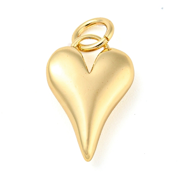 PandaHall Brass Pendants, with Jump Ring, Real 14K Gold Plated, Heart, 15x10x4mm, Hole: 3.4mm Brass Heart
PandaHall Brass Pendants, with Jump Ring, Real 14K Gold Plated, Heart, 15x10x4mm, Hole: 3.4mm Brass Heart
