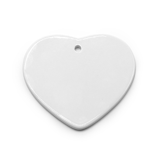 PandaHall White Porcelain Blank Big Pendants, for Craft Jewelry Making, 74x70mm Porcelain Heart White
PandaHall White Porcelain Blank Big Pendants, for Craft Jewelry Making, 74x70mm Porcelain Heart White