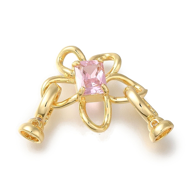 PandaHall Brass Fold Over Clasps, Micro Pave Pink Cubic Zirconia, Flower, Real 18K Gold Plated, 40mm Brass+Cubic Zirconia Flower
PandaHall Brass Fold Over Clasps, Micro Pave Pink Cubic Zirconia, Flower, Real 18K Gold Plated, 40mm Brass+Cubic Zirconia Flower