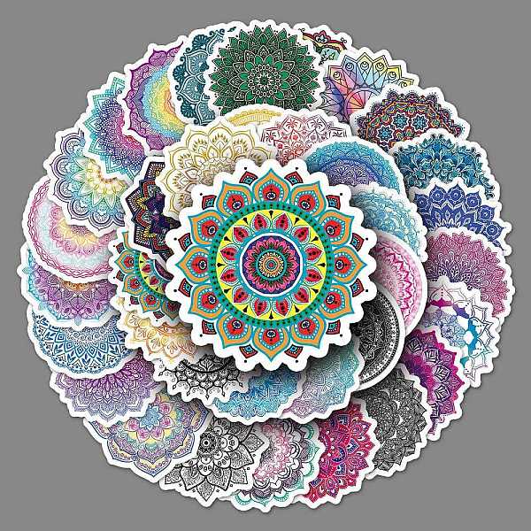 PandaHall 50Pcs Mandala Style PVC Flower Sticker Labels, Self-adhesion Waterproof Decals, for Suitcase, Skateboard, Refrigerator, Helmet...
PandaHall 50Pcs Mandala Style PVC Flower Sticker Labels, Self-adhesion Waterproof Decals, for Suitcase, Skateboard, Refrigerator, Helmet...