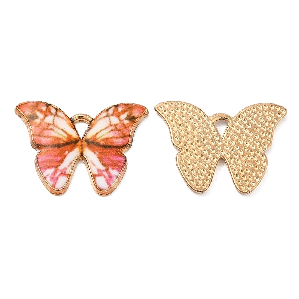 PandaHall Light Gold Tone Alloy Enamel Pendants, Cadmium Free & Lead Free, Butterfly Charm, Tomato, 16x22x1.5mm, Hole: 2x1.5mm Alloy+Enamel..., Red
PandaHall Light Gold Tone Alloy Enamel Pendants, Cadmium Free & Lead Free, Butterfly Charm, Tomato, 16x22x1.5mm, Hole: 2x1.5mm Alloy+Enamel..., Red