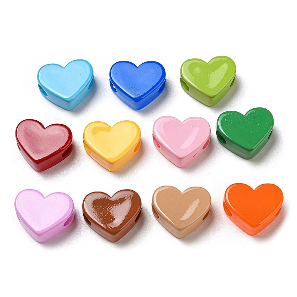 PandaHall Opaque Acrylic Beads, Heart, Mixed Color, 15x19x8mm, Hole: 4.5x4mm Acrylic Heart Multicolor
PandaHall Opaque Acrylic Beads, Heart, Mixed Color, 15x19x8mm, Hole: 4.5x4mm Acrylic Heart Multicolor