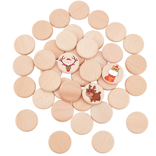 PandaHall 40 Pcs Unfinished Round Wooden Discs, 1.5 Inch Wooden Round Pieces 0.27" Thick Blank Wood Circles Round Slices Wooden Cutouts..., Orange
PandaHall 40 Pcs Unfinished Round Wooden Discs, 1.5 Inch Wooden Round Pieces 0.27" Thick Blank Wood Circles Round Slices Wooden Cutouts..., Orange