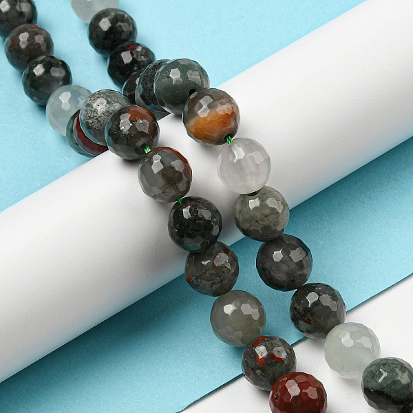PandaHall Natural Afican Bloodstone Beads Strands, Faceted(128 Facets), Round, 9.5~10mm, Hole: 1.2mm, about 37pcs/strand, 14.45~14.57 inch...
PandaHall Natural Afican Bloodstone Beads Strands, Faceted(128 Facets), Round, 9.5~10mm, Hole: 1.2mm, about 37pcs/strand, 14.45~14.57 inch...