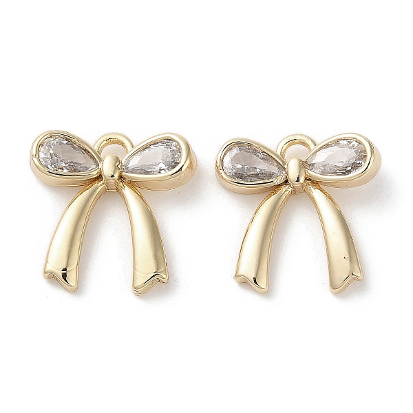 PandaHall Brass Micro Pave Clear Cubic Zirconia Charms, Bowknot, Real 18K Gold Plated, 12.5x13x2mm, Hole: 1.4mm Brass+Cubic Zirconia Bowknot...
PandaHall Brass Micro Pave Clear Cubic Zirconia Charms, Bowknot, Real 18K Gold Plated, 12.5x13x2mm, Hole: 1.4mm Brass+Cubic Zirconia Bowknot...