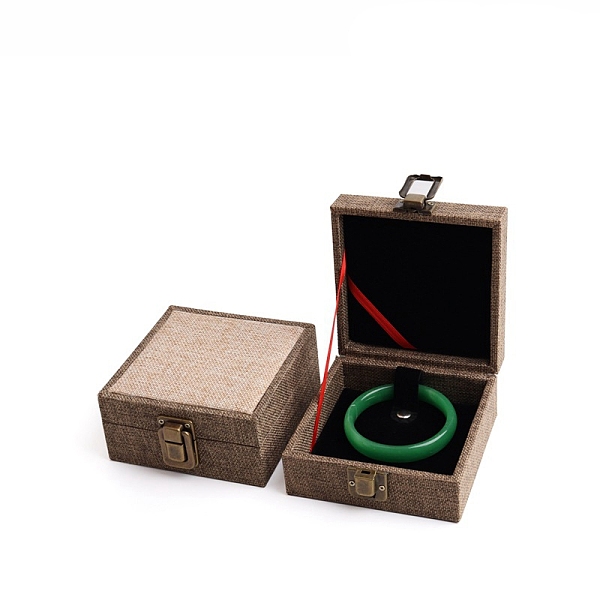 PandaHall Linen Jewelry Storage Box, Jewelry Display Case, for Bracelets Storage, Sienna, 11x11x5.3cm Wood Square Brown
PandaHall Linen Jewelry Storage Box, Jewelry Display Case, for Bracelets Storage, Sienna, 11x11x5.3cm Wood Square Brown