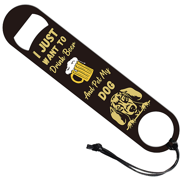 PandaHall GLOBLELAND "I Just Want to Pet My Dog Bottle Opener Dog Theme Beer Bottle Opener Stainless Steel Bar Bottle Opener Bar Key for...
PandaHall GLOBLELAND "I Just Want to Pet My Dog Bottle Opener Dog Theme Beer Bottle Opener Stainless Steel Bar Bottle Opener Bar Key for...