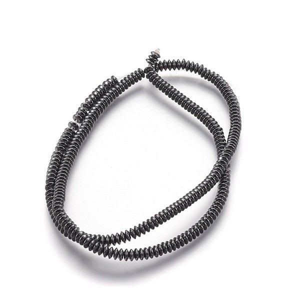 PandaHall Electroplated Non-magnetic Synthetic Hematite Beads Strands, Disc, Gunmetal Plated, 4x1.5mm, Hole: 0.8mm, about 266pcs/strand...
PandaHall Electroplated Non-magnetic Synthetic Hematite Beads Strands, Disc, Gunmetal Plated, 4x1.5mm, Hole: 0.8mm, about 266pcs/strand...