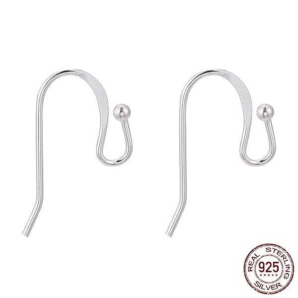 PandaHall 925 Sterling Silver Earring Hooks, with 925 Stamp, Silver, 20x1.5mm, 21 Gauge(0.7mm) Sterling Silver Silver
PandaHall 925 Sterling Silver Earring Hooks, with 925 Stamp, Silver, 20x1.5mm, 21 Gauge(0.7mm) Sterling Silver Silver