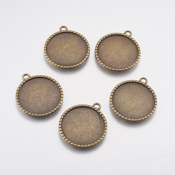 PandaHall Flat Round Tibetan Style Pendant Cabochon Settings, Lead Free & Nickel Free & Cadmium Free, Tree of life, Antique Bronze, Tray...
PandaHall Flat Round Tibetan Style Pendant Cabochon Settings, Lead Free & Nickel Free & Cadmium Free, Tree of life, Antique Bronze, Tray...