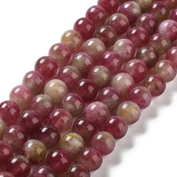 PandaHall Natural Watermelon Tourmaline Bead Strands, Round, Dyed, 8mm, Hole: 1mm, about 47~48pcs/strand, 14.96~15.35 inch(38~39cm)...
PandaHall Natural Watermelon Tourmaline Bead Strands, Round, Dyed, 8mm, Hole: 1mm, about 47~48pcs/strand, 14.96~15.35 inch(38~39cm)...