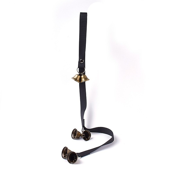 PandaHall Polyester Pet Dog Doorbells, Training Dog Doorbell Rope, Housetraining and Communicate Alarm Door Bell, for Dogs Cats Adjustable..., Black
PandaHall Polyester Pet Dog Doorbells, Training Dog Doorbell Rope, Housetraining and Communicate Alarm Door Bell, for Dogs Cats Adjustable..., Black