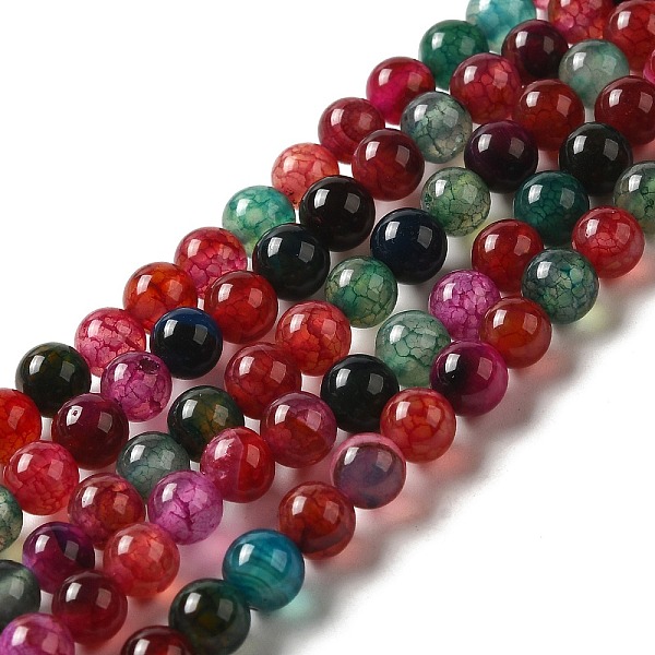 PandaHall Dyed Natural Agate Beads Strands, Round, 6mm, Hole: 1mm, about 63pcs/strand, 14.9 inch Multi-Color Agate Round
PandaHall Dyed Natural Agate Beads Strands, Round, 6mm, Hole: 1mm, about 63pcs/strand, 14.9 inch Multi-Color Agate Round