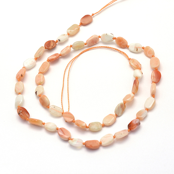 PandaHall Natural Fire Opal Bead Strands, Oval, 7.5~9x5.5~6x2~3mm, Hole: 0.5mm, about 45pcs/strand, 15.7 inch(40cm) Natural Gemstone Oval
PandaHall Natural Fire Opal Bead Strands, Oval, 7.5~9x5.5~6x2~3mm, Hole: 0.5mm, about 45pcs/strand, 15.7 inch(40cm) Natural Gemstone Oval
